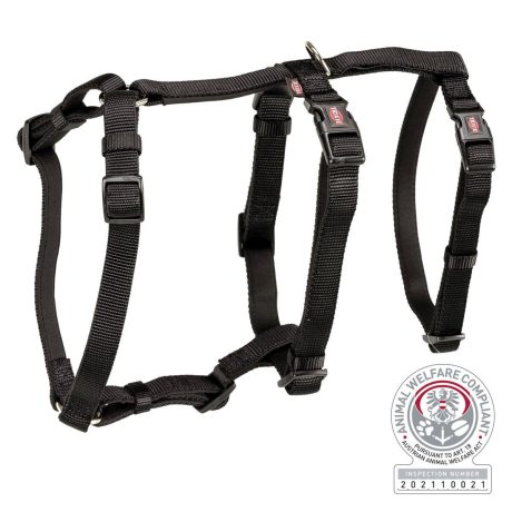 Trixie Panic petnešos su apsauga nuo nuo pabėgimo, M-L 50-75 cm-20 mm, juodos