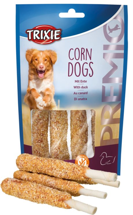 Trixie PREMIO skanėstai šunims Corn Dogs, antiena, 4x100 g