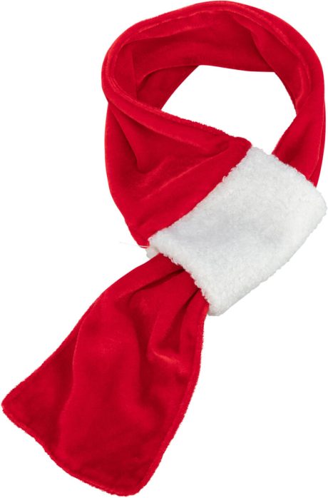 Trixie Xmas Šalikas 90cm, raudonas/baltas